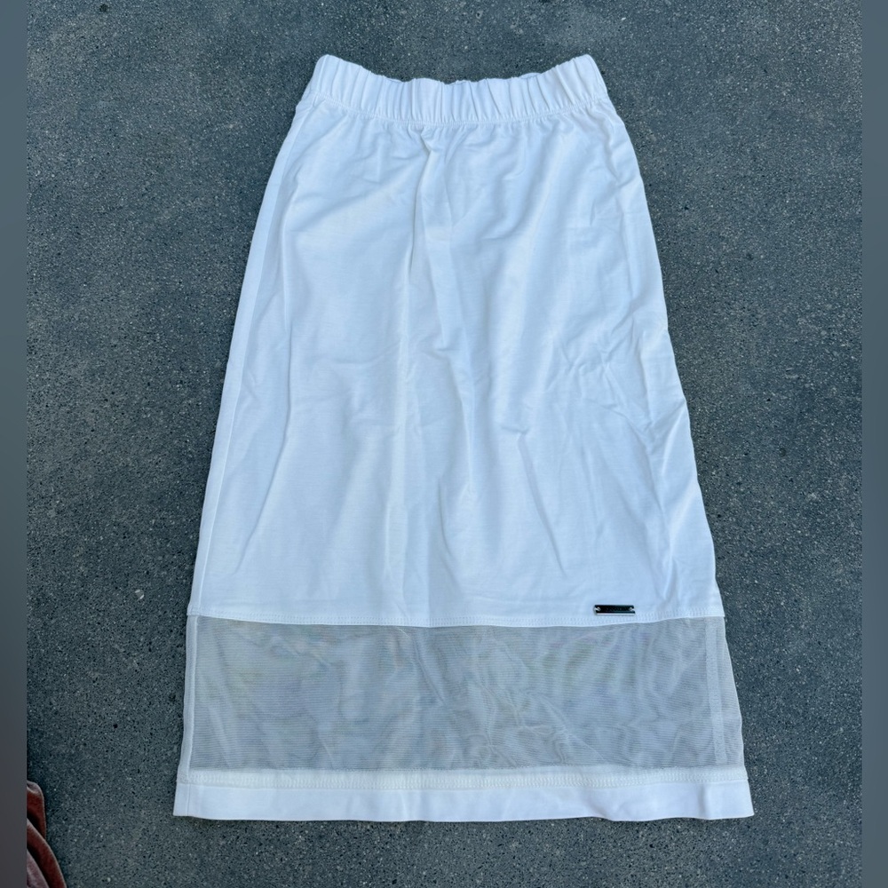 Monna Lisa Off White Skirt With sheer strip 10